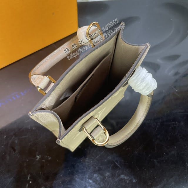 LOUIS VUITTON專櫃新款包包 路易威登Petit Sac Plat手袋 LV字母手提肩背斜挎女手機包 M80449  ydh4033
